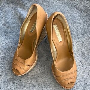 Banana Republic, leather wedge espadrille